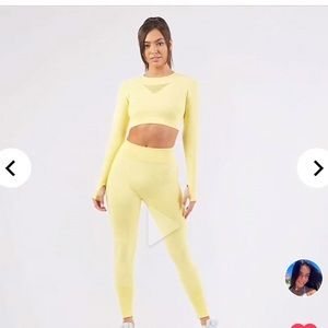 AYBL yellow seamless set